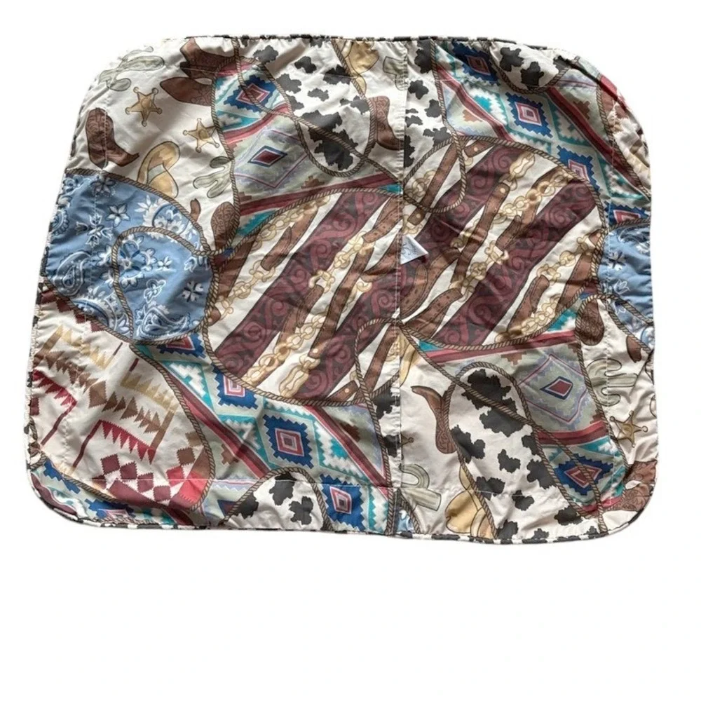 Royalton Western Cowboy Shams Boots Bandana‎ Print Pillow Covers Set of 2